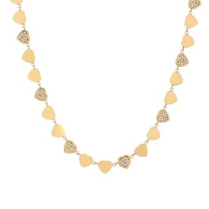 Colar Prestige com corações