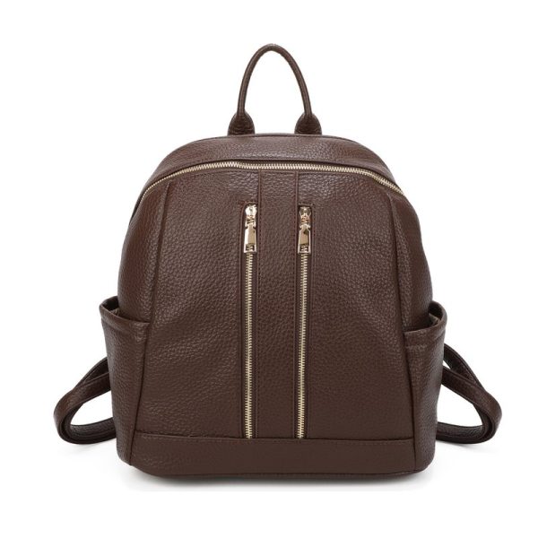 Mochila com dois fechos frontais